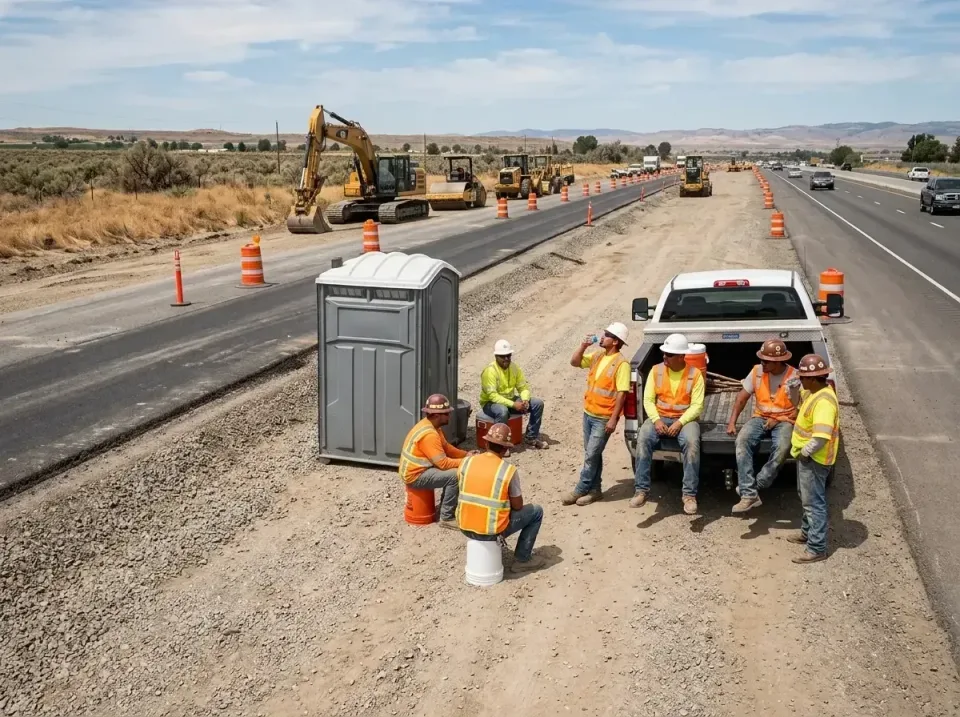 highway-road-construction-crew-007 — frequently asked questions, Porta Potty and Restroom Rentals in Valencia, NM
